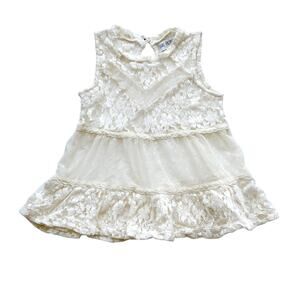 Jak & Peppar Cream Lace Top